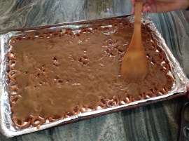 Pretzels ready for the oven